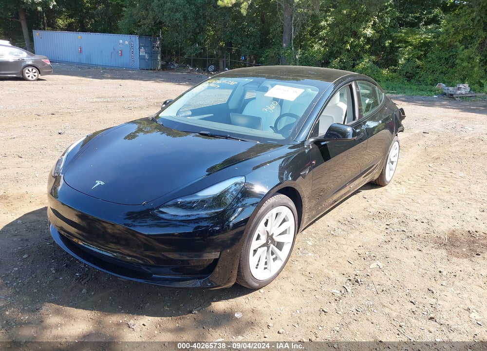 2022 TESLA MODEL 3 LONG RANGE DUAL MOTOR ALL-WHEEL DRIVE VIN: 5YJ3E1EBXNF353403