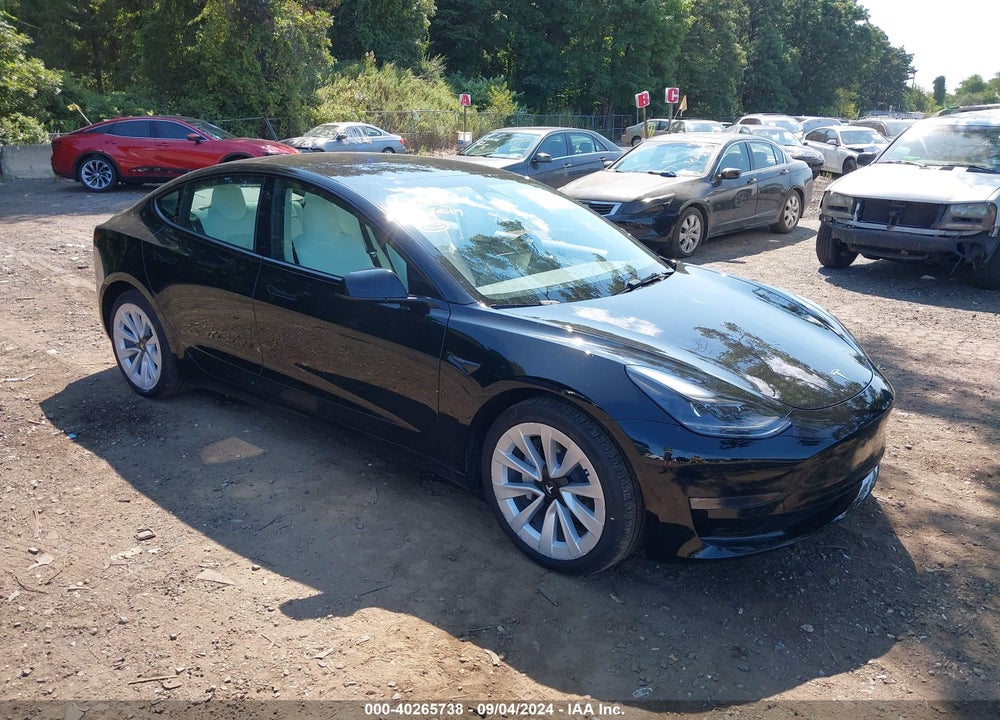 2022 TESLA MODEL 3 LONG RANGE DUAL MOTOR ALL-WHEEL DRIVE VIN: 5YJ3E1EBXNF353403
