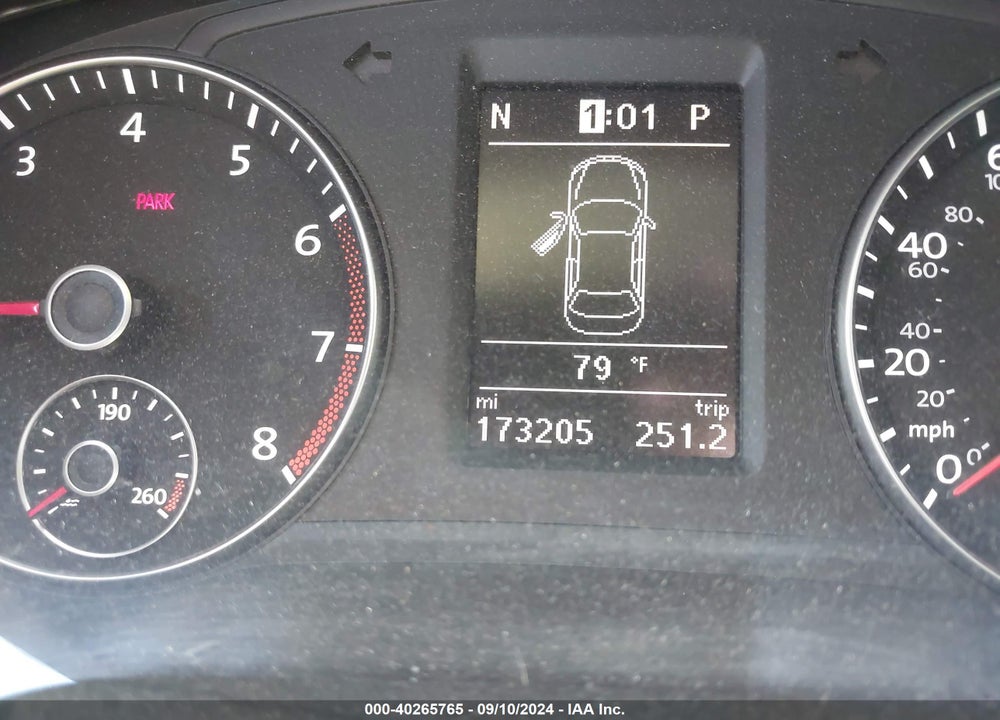 2013 VOLKSWAGEN PASSAT 3.6L V6 SE VIN: 1VWBM7A37DC039362