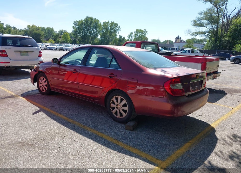 2002 TOYOTA CAMRY XLE V6 VIN: 4T1BF32K42U022582