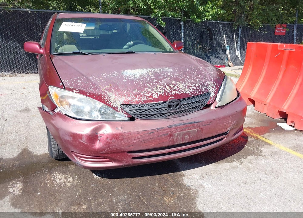 2002 TOYOTA CAMRY XLE V6 VIN: 4T1BF32K42U022582
