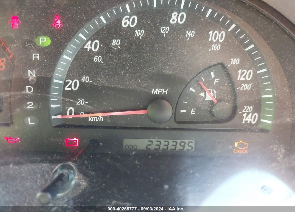 2002 TOYOTA CAMRY XLE V6 VIN: 4T1BF32K42U022582