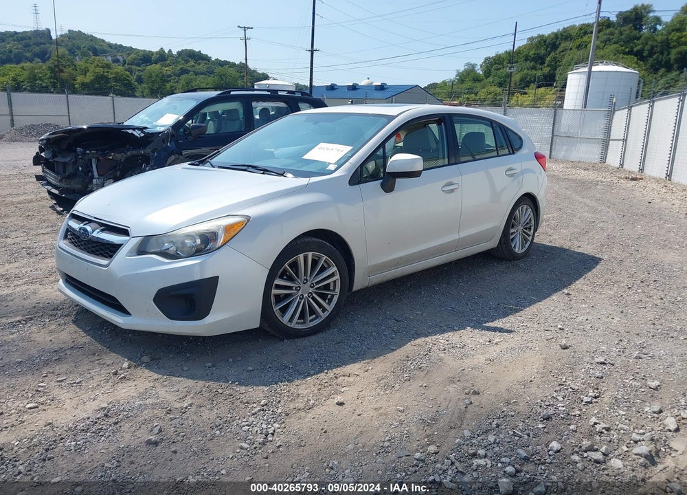 2013 SUBARU IMPREZA 2.0I PREMIUM VIN: JF1GPAD62D2843664