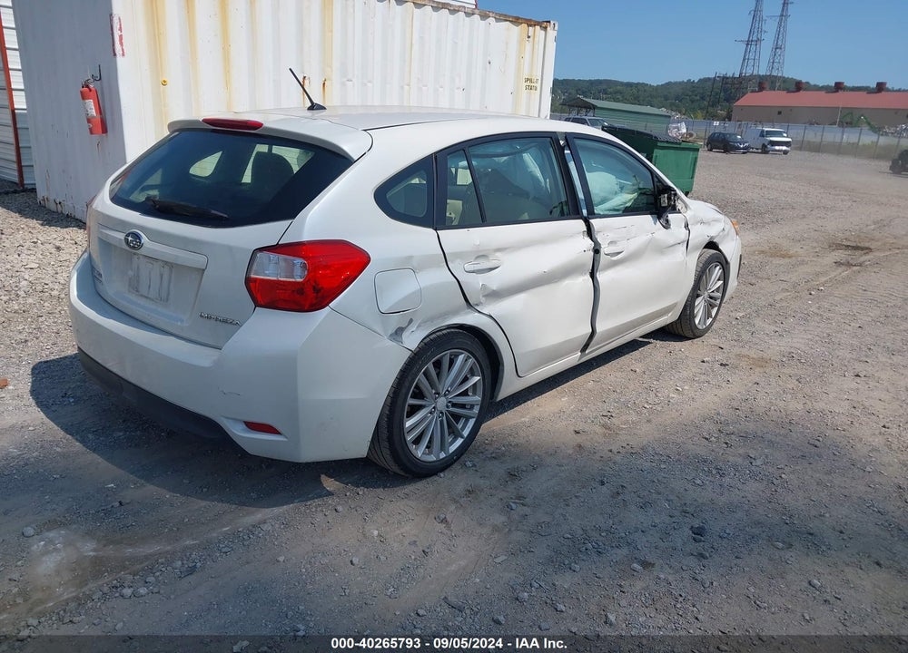 2013 SUBARU IMPREZA 2.0I PREMIUM VIN: JF1GPAD62D2843664