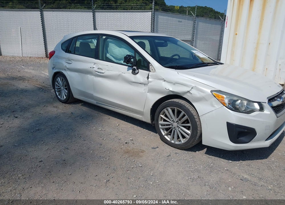 2013 SUBARU IMPREZA 2.0I PREMIUM VIN: JF1GPAD62D2843664