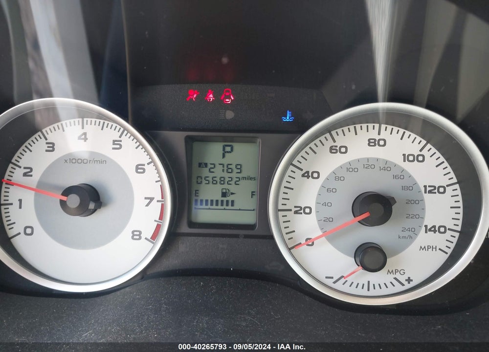 2013 SUBARU IMPREZA 2.0I PREMIUM VIN: JF1GPAD62D2843664