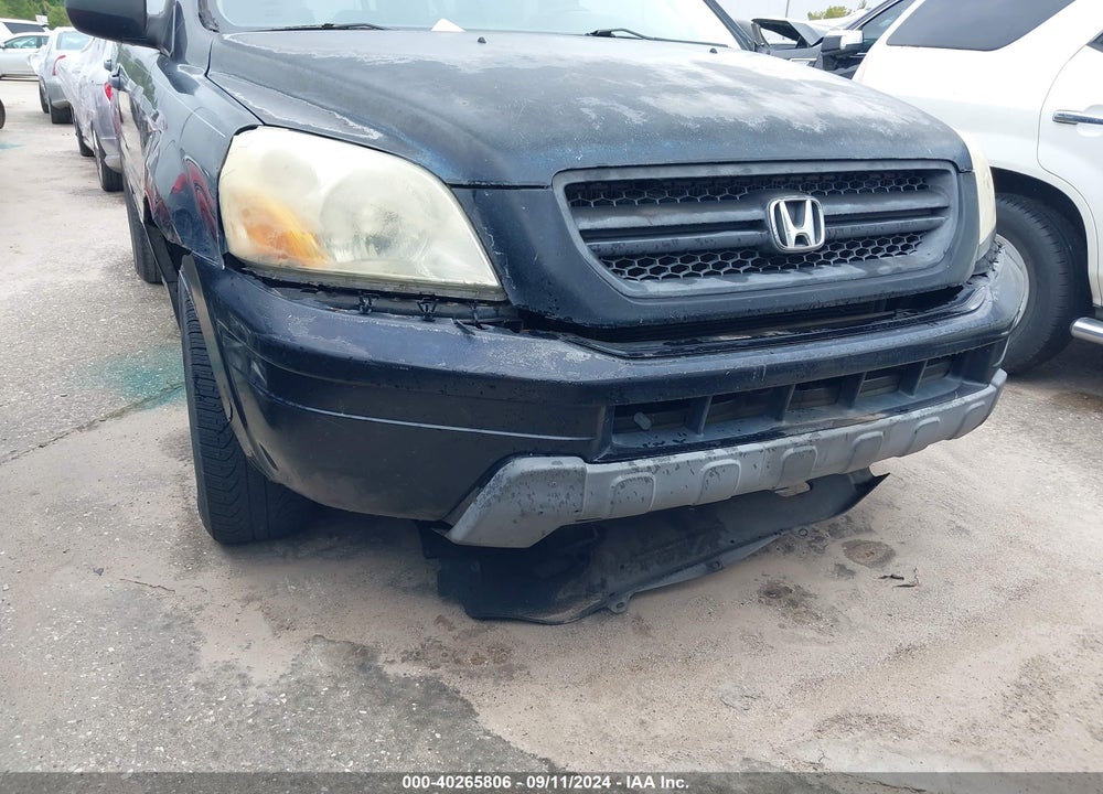 2005 HONDA PILOT EX-L VIN: 5FNYF18535B040945