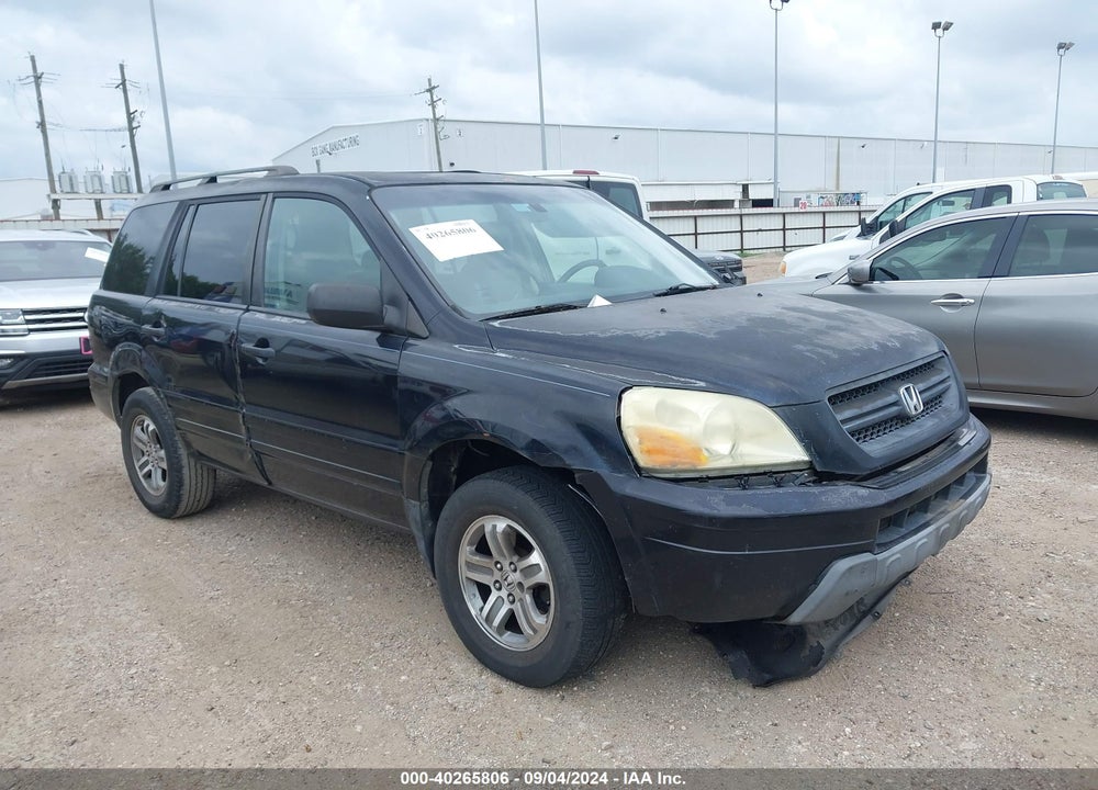 2005 HONDA PILOT EX-L VIN: 5FNYF18535B040945