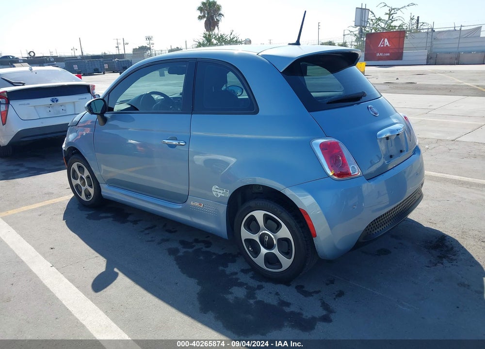 2015 FIAT 500E BATTERY ELECTRIC VIN: 3C3CFFGE4FT749724