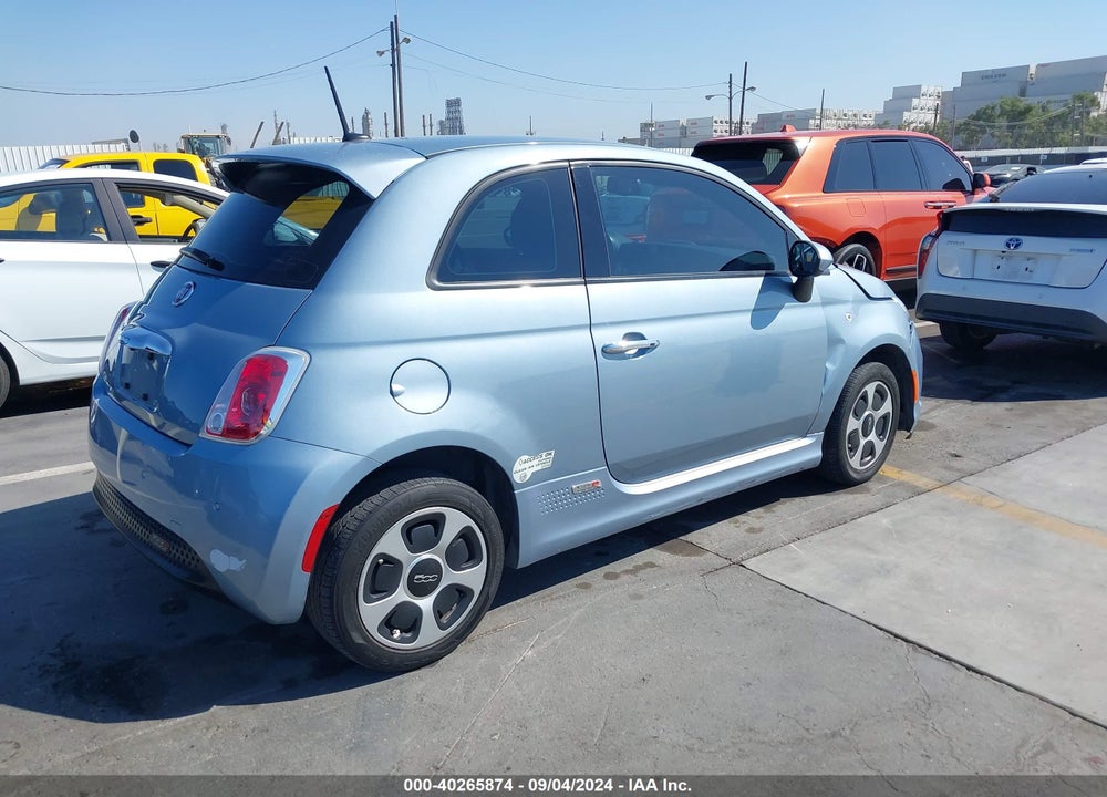 2015 FIAT 500E BATTERY ELECTRIC VIN: 3C3CFFGE4FT749724