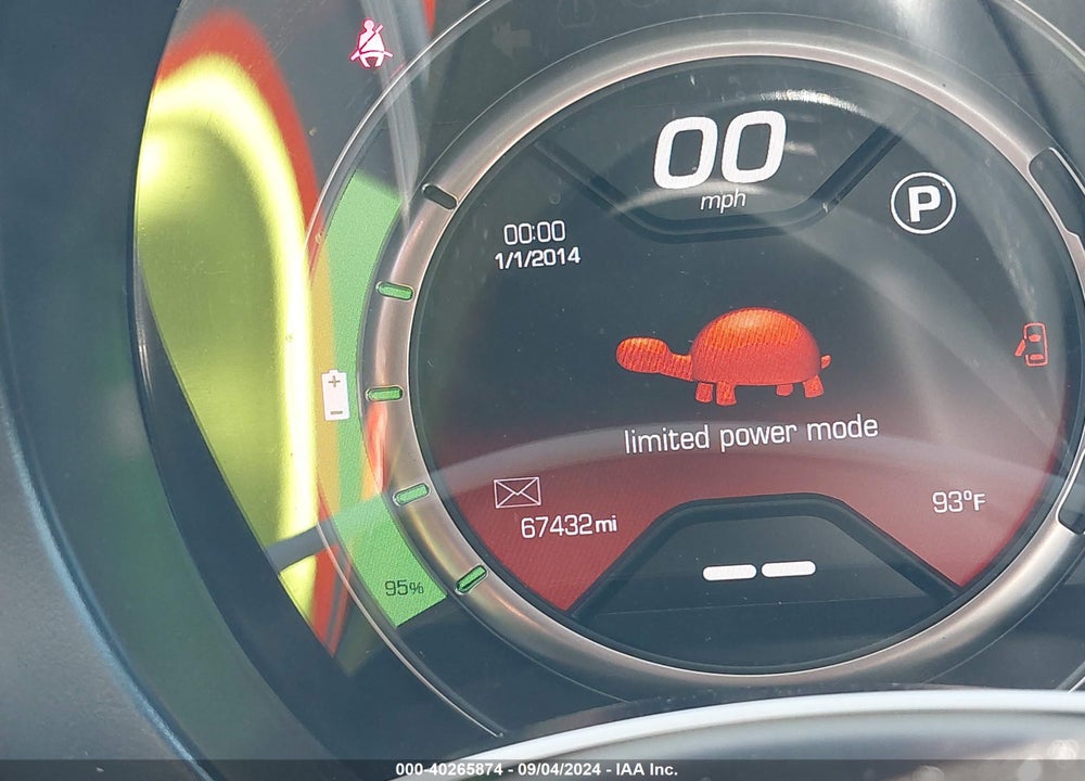 2015 FIAT 500E BATTERY ELECTRIC VIN: 3C3CFFGE4FT749724