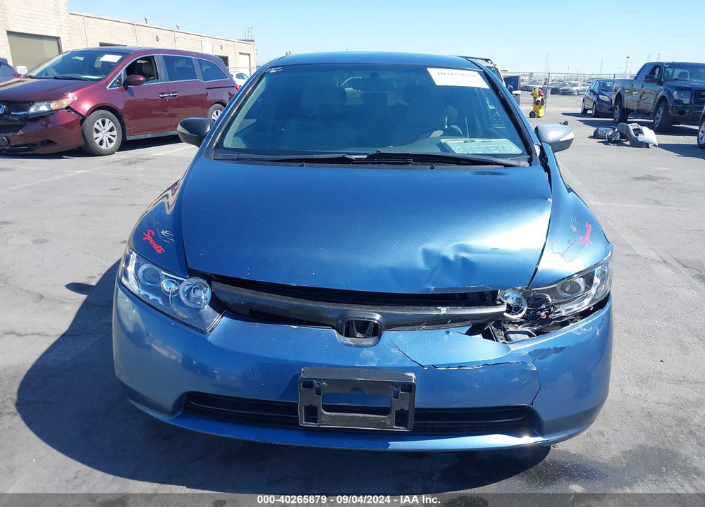 2007 HONDA CIVIC LX VIN: 1HGFA15507L132686
