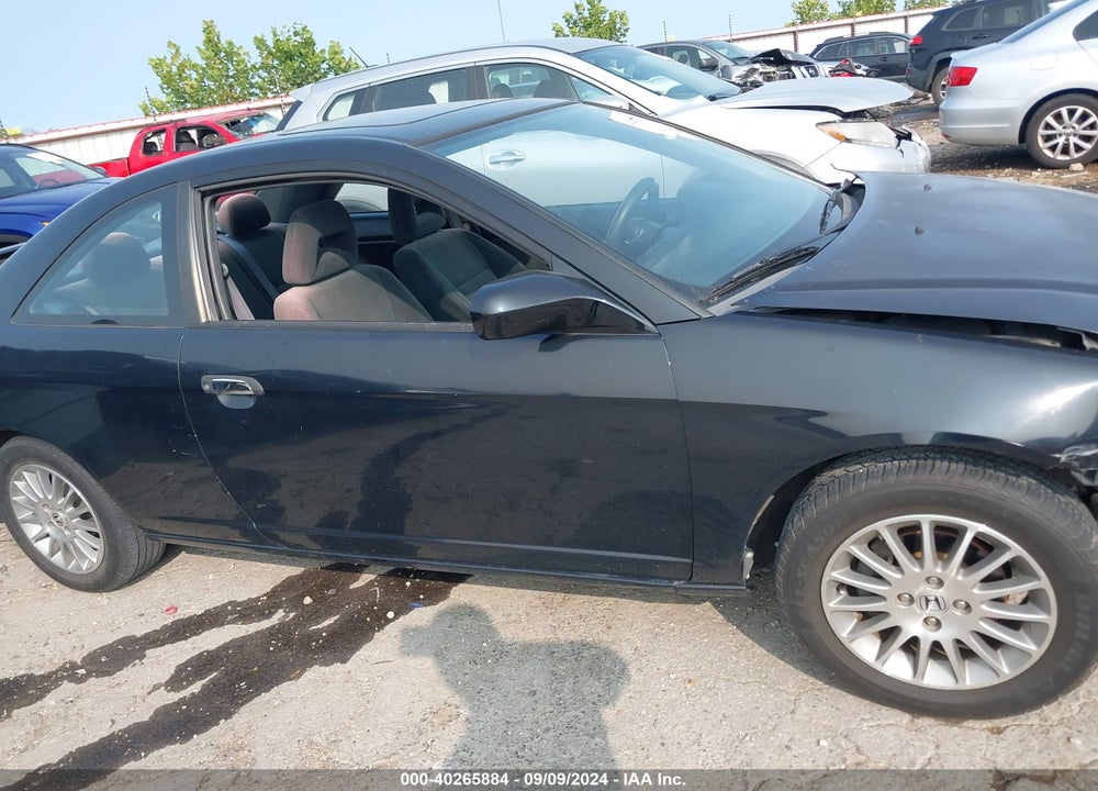 2005 HONDA CIVIC EX VIN: 1HGEM22985L076025