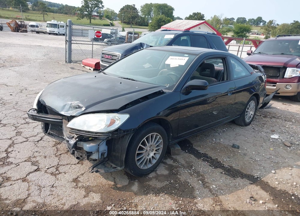 2005 HONDA CIVIC EX VIN: 1HGEM22985L076025