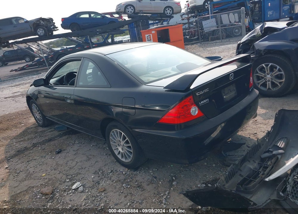 2005 HONDA CIVIC EX VIN: 1HGEM22985L076025