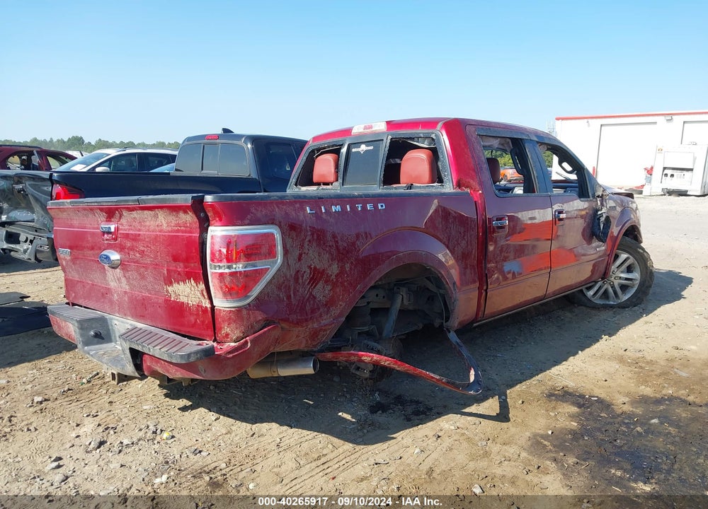 2013 FORD F-150 LIMITED VIN: 1FTFW1ET6DFD77582