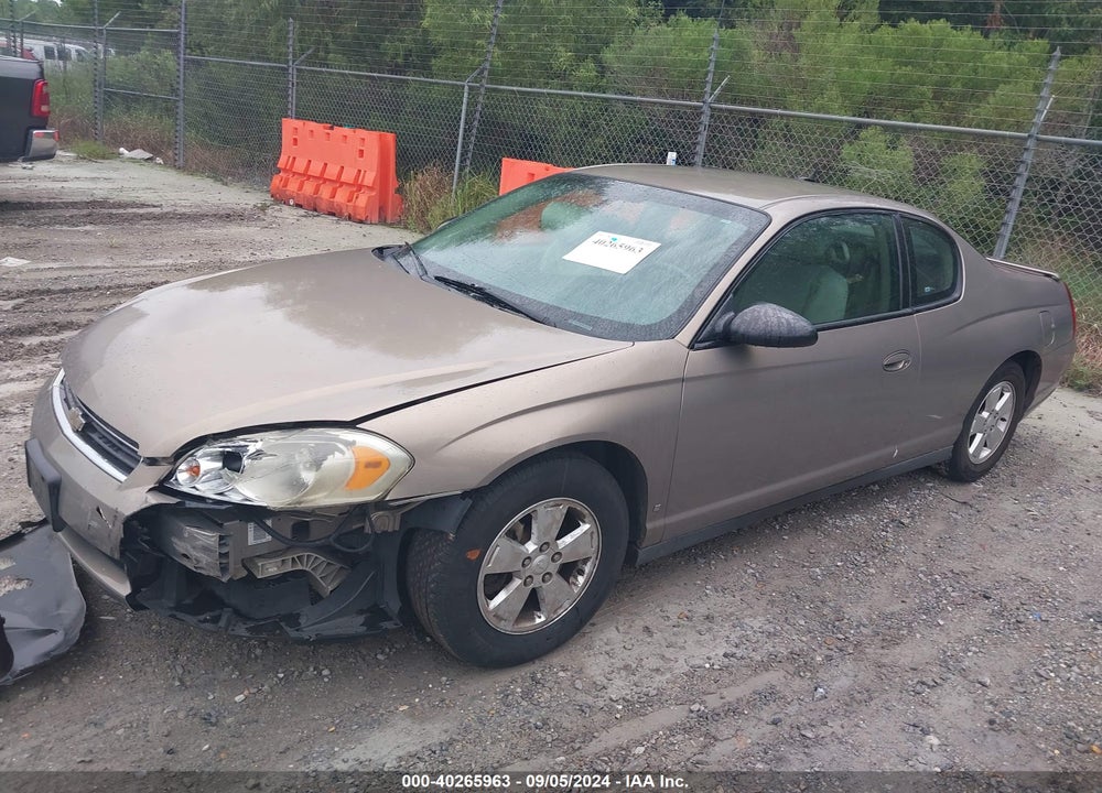 2006 CHEVROLET MONTE CARLO LT VIN: 2G1WM15K469307404