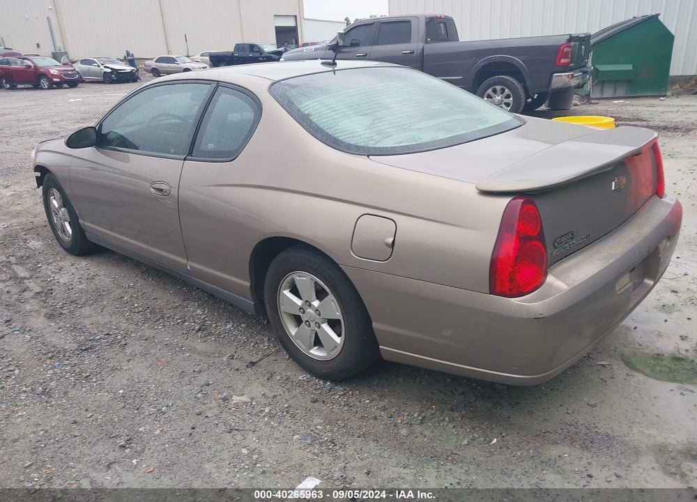 2006 CHEVROLET MONTE CARLO LT VIN: 2G1WM15K469307404