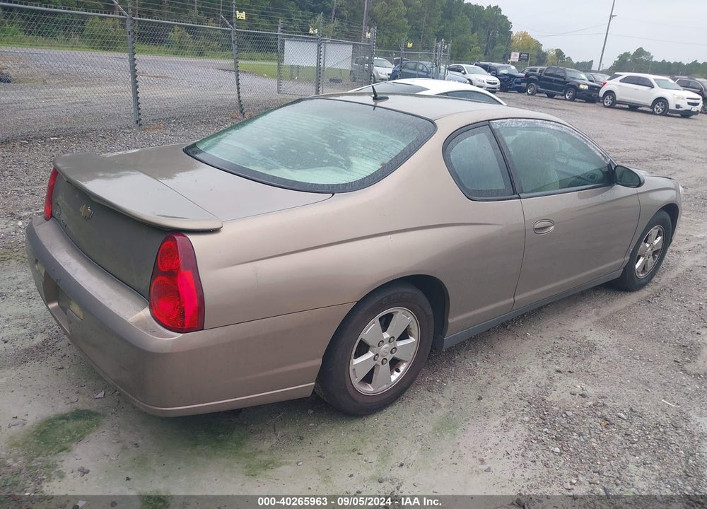 2006 CHEVROLET MONTE CARLO LT VIN: 2G1WM15K469307404