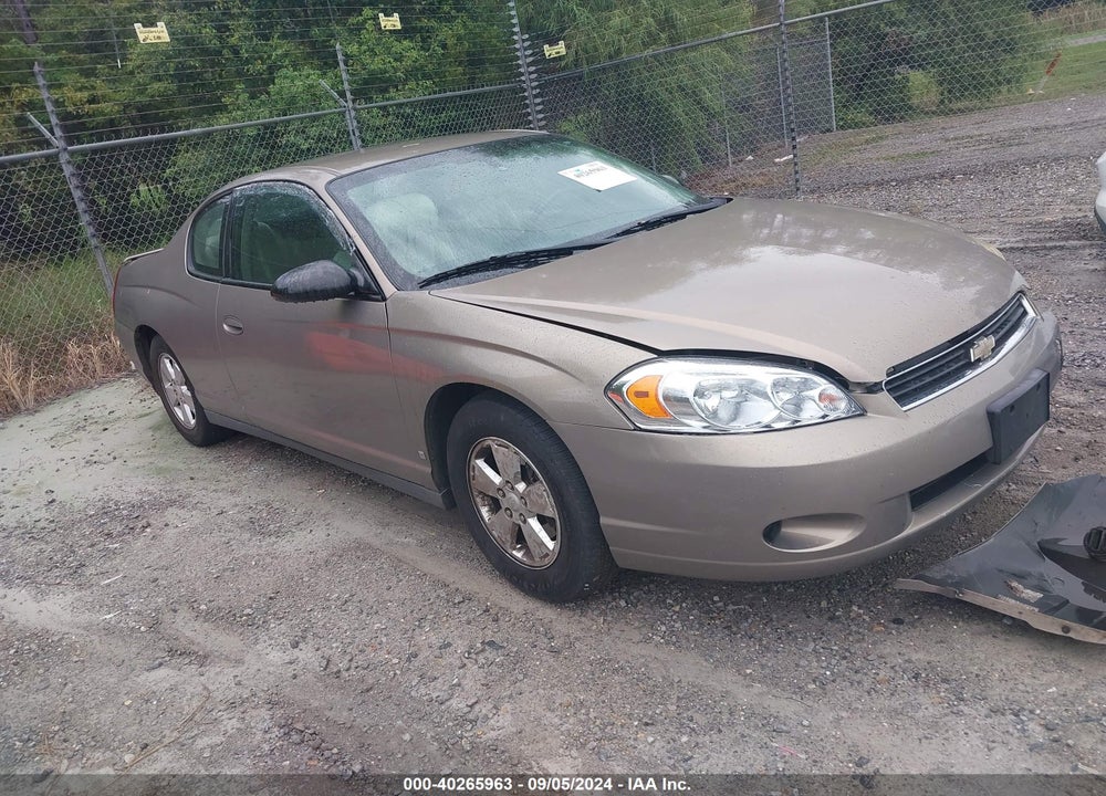 2006 CHEVROLET MONTE CARLO LT VIN: 2G1WM15K469307404