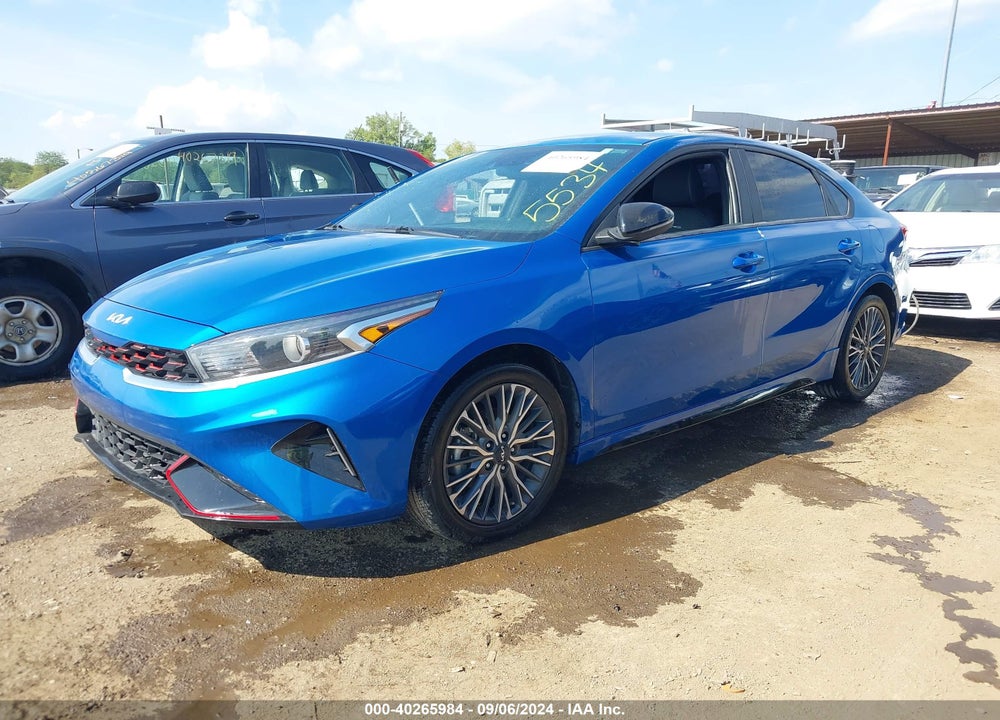 2022 KIA FORTE GT LINE VIN: 3KPF54AD4NE455534