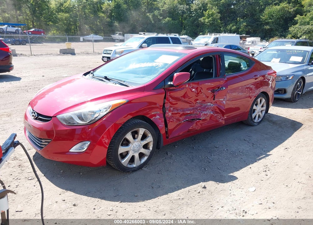 2013 HYUNDAI ELANTRA LIMITED VIN: KMHDH4AE2DU696656