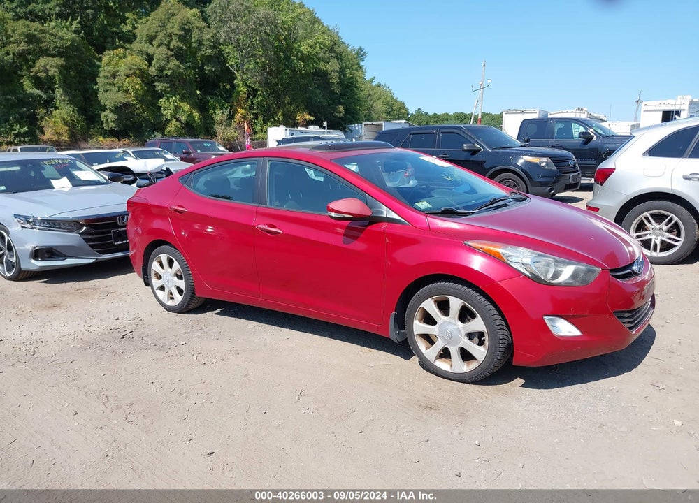 2013 HYUNDAI ELANTRA LIMITED VIN: KMHDH4AE2DU696656