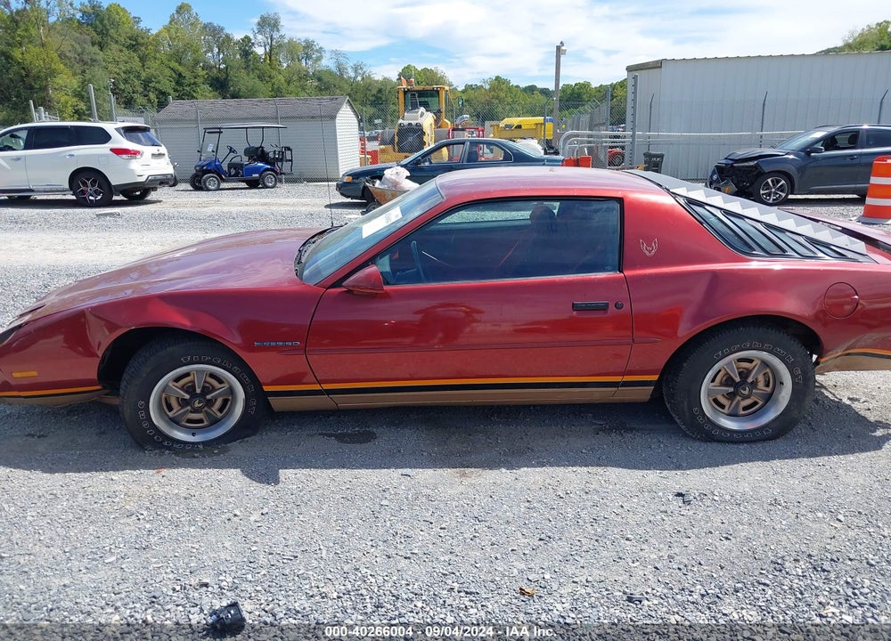 1987 PONTIAC FIREBIRD VIN: 1G2FS21S5HN209446