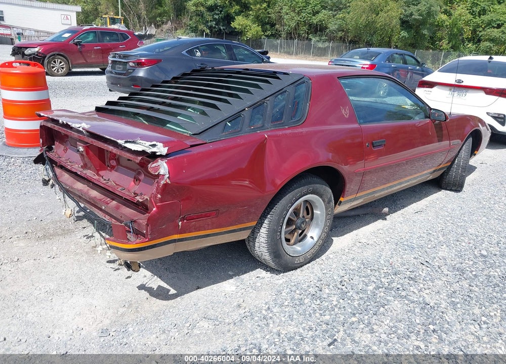 1987 PONTIAC FIREBIRD VIN: 1G2FS21S5HN209446