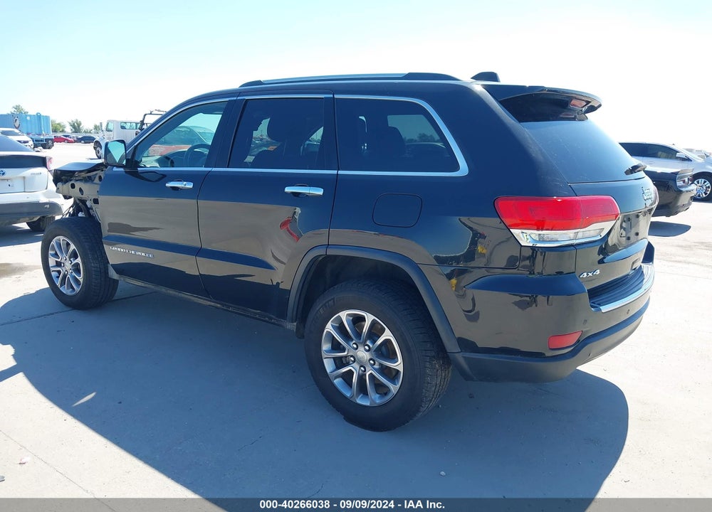 2016 JEEP GRAND CHEROKEE LIMITED VIN: 1C4RJFBG0GC499179
