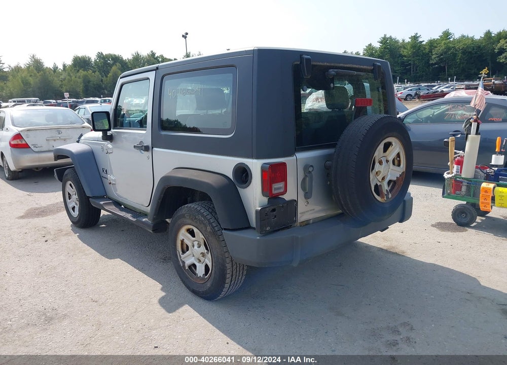 2008 JEEP WRANGLER X VIN: 1J4FA24198L546676