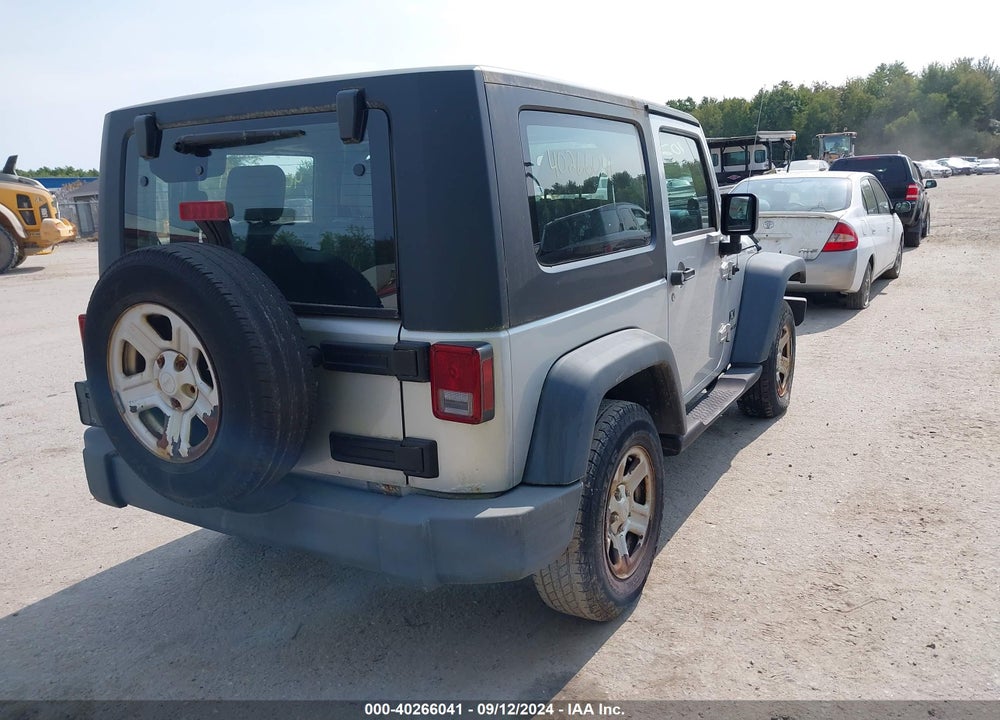 2008 JEEP WRANGLER X VIN: 1J4FA24198L546676