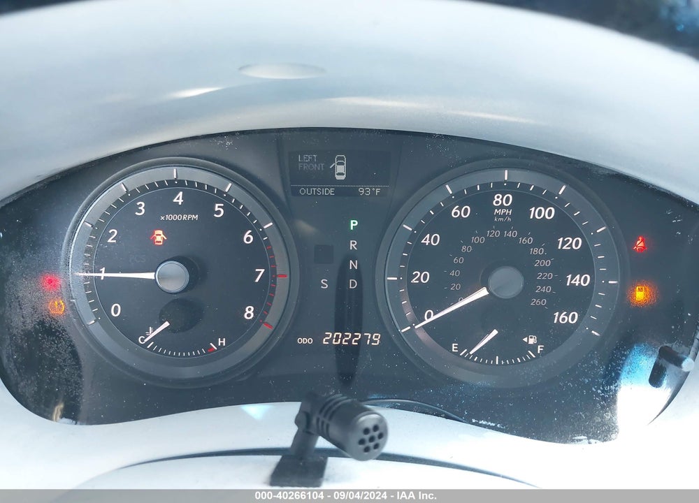 2007 LEXUS ES 350 VIN: JTHBJ46G972024196