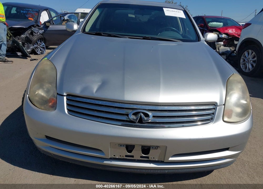 2003 INFINITI G35 BASE W/6 SPEED MANUAL VIN: JNKCV51E03M321537
