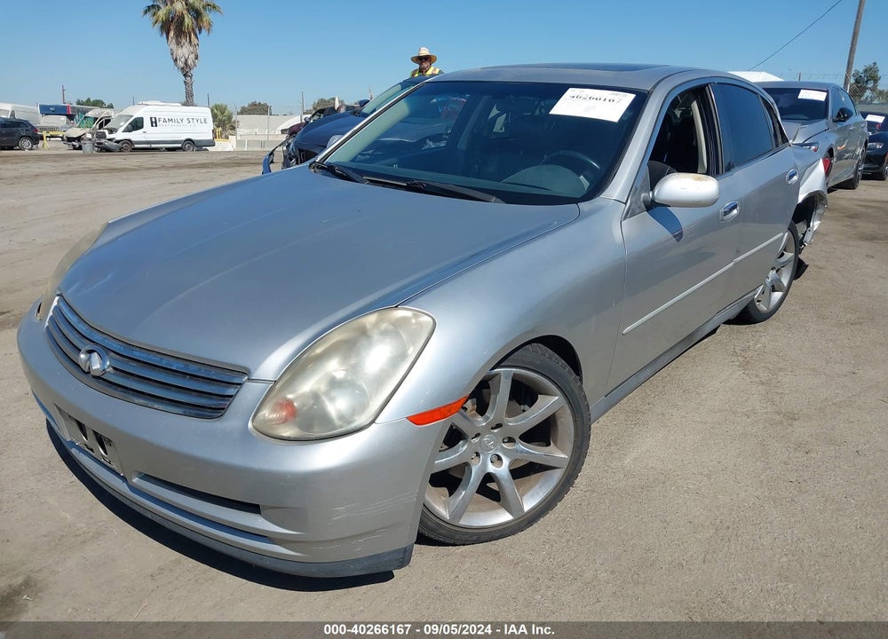 2003 INFINITI G35 BASE W/6 SPEED MANUAL VIN: JNKCV51E03M321537