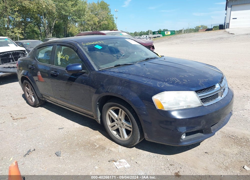 2013 DODGE AVENGER SXT VIN: 1C3CDZCGXDN687581