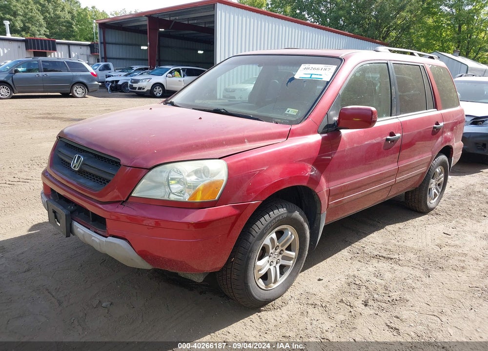 2005 HONDA PILOT EX-L VIN: 2HKYF187X5H571708