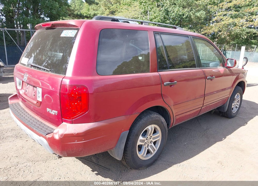 2005 HONDA PILOT EX-L VIN: 2HKYF187X5H571708