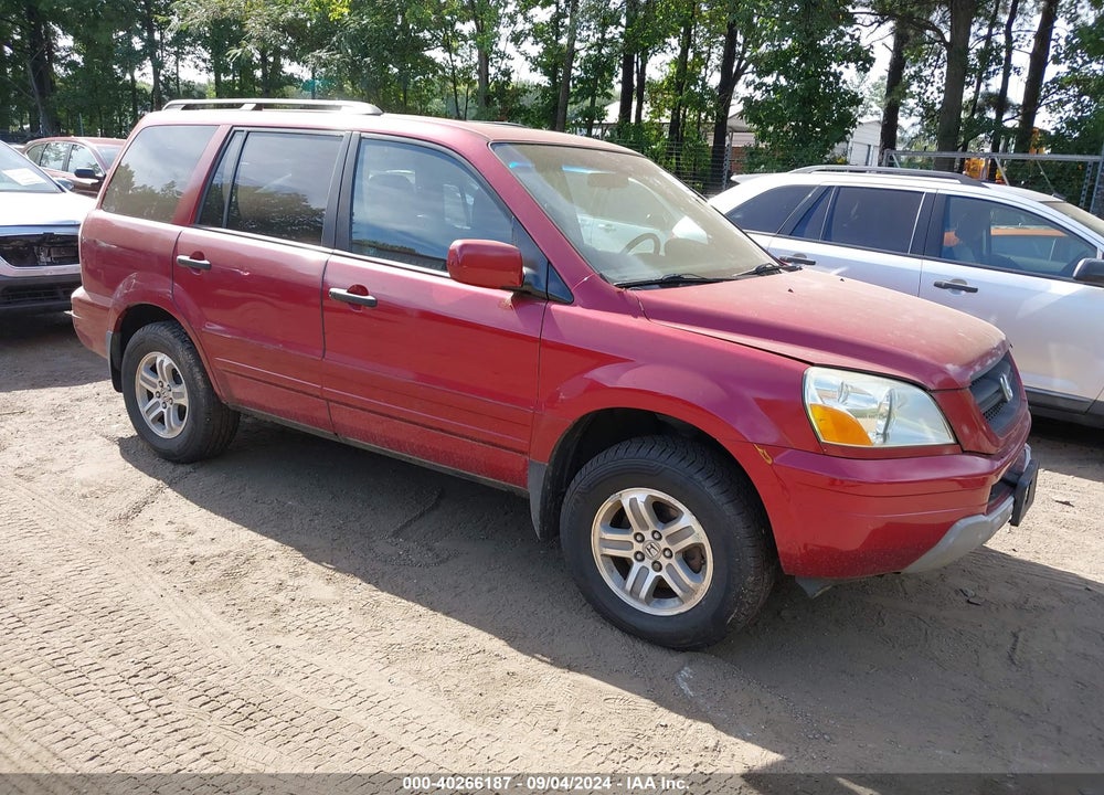 2005 HONDA PILOT EX-L VIN: 2HKYF187X5H571708