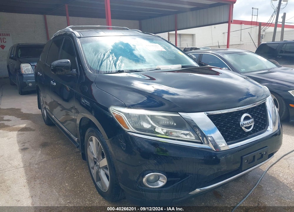 2014 NISSAN PATHFINDER PLATINUM VIN: 5N1AR2MN5EC709231