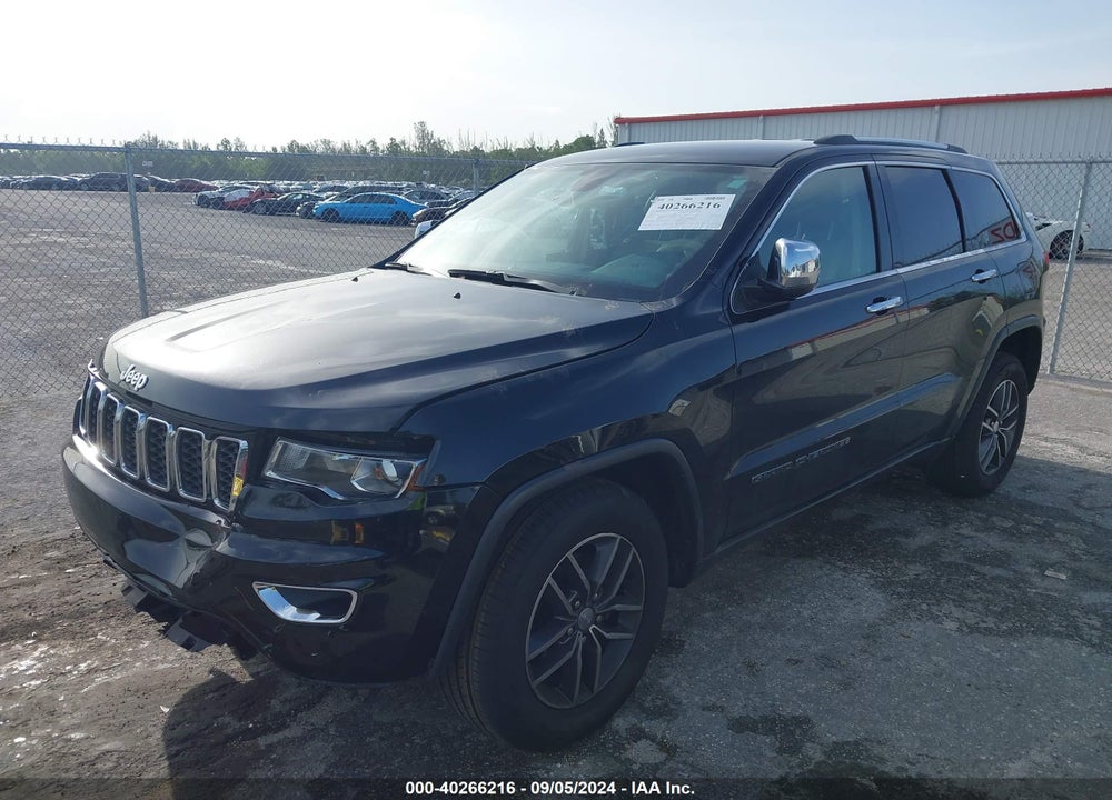 2017 JEEP GRAND CHEROKEE LIMITED 4X2 VIN: 1C4RJEBG1HC626632