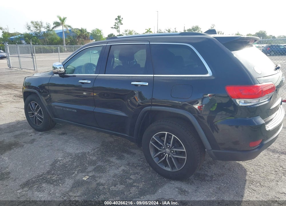 2017 JEEP GRAND CHEROKEE LIMITED 4X2 VIN: 1C4RJEBG1HC626632