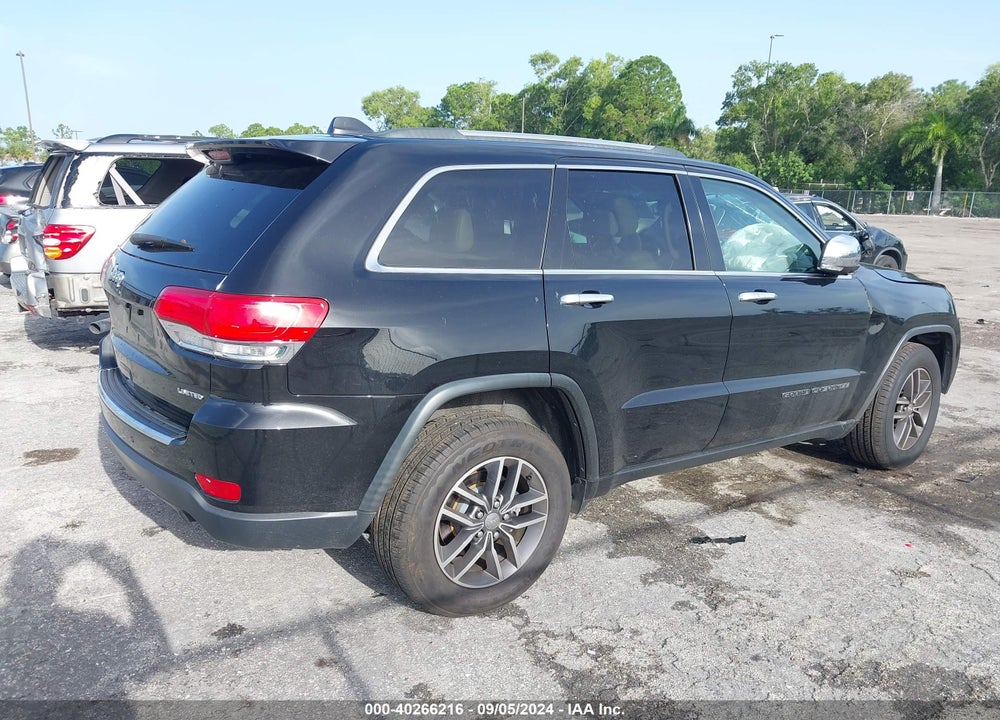 2017 JEEP GRAND CHEROKEE LIMITED 4X2 VIN: 1C4RJEBG1HC626632
