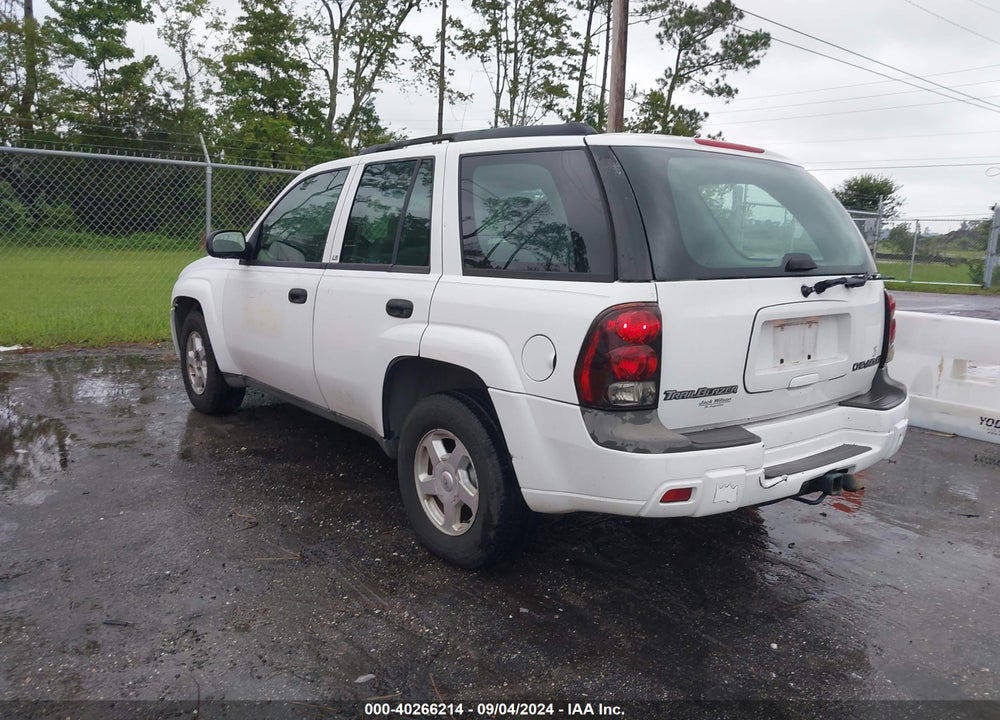 2003 CHEVROLET TRAILBLAZER LS VIN: 1GNDS13S632413653
