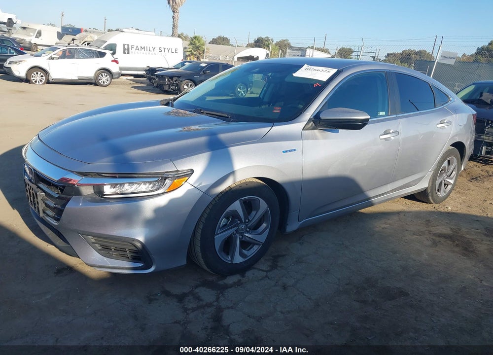 2019 HONDA INSIGHT EX VIN: 19XZE4F58KE023233