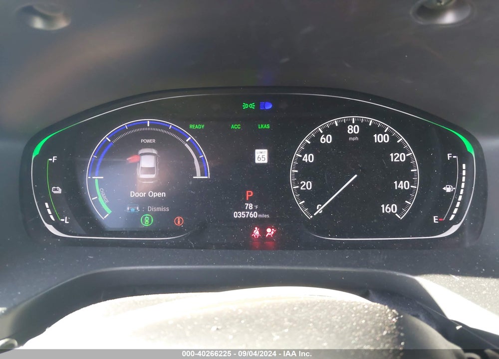 2019 HONDA INSIGHT EX VIN: 19XZE4F58KE023233