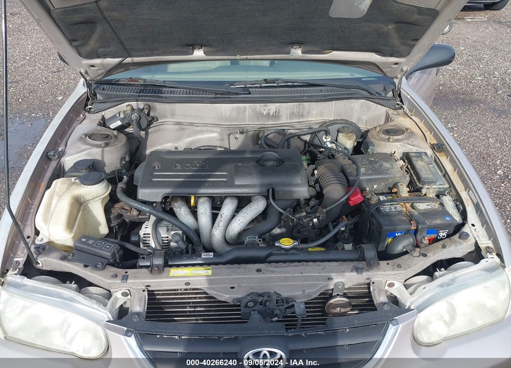 2002 TOYOTA COROLLA CE VIN: 1NXBR12E22Z580484