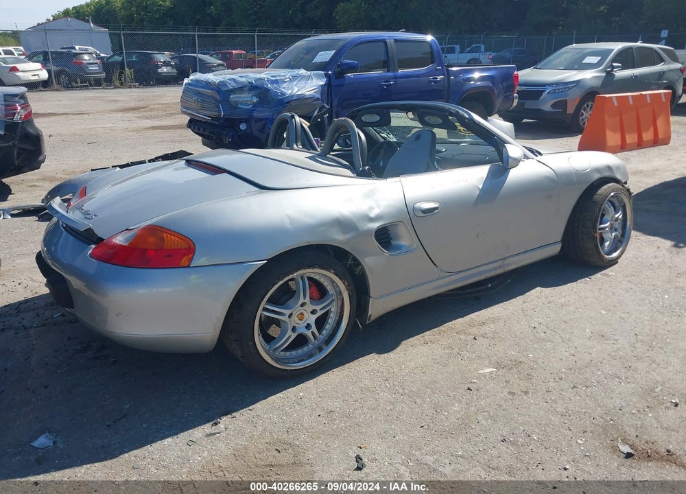 2000 PORSCHE BOXSTER S VIN: WP0CB2986YU663198