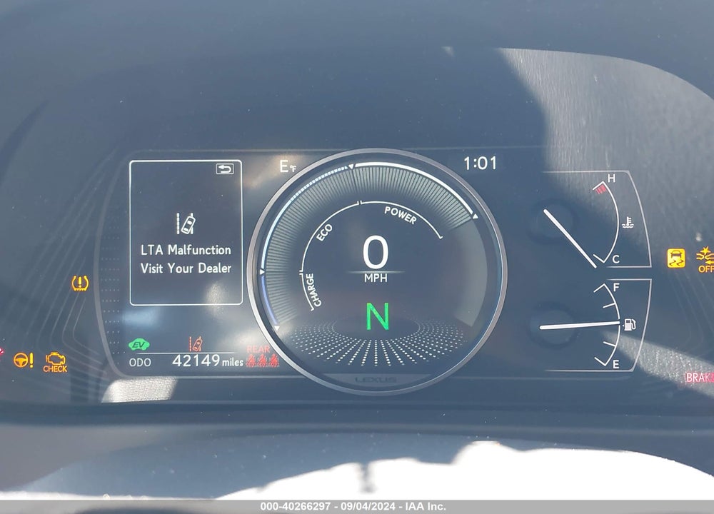 2022 LEXUS UX 250H VIN: JTHX9JBH2N2055914