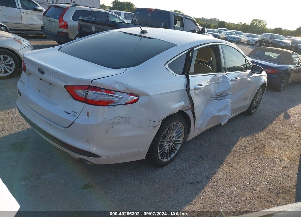 2013 FORD FUSION HYBRID SE VIN: 3FA6P0LU8DR303477